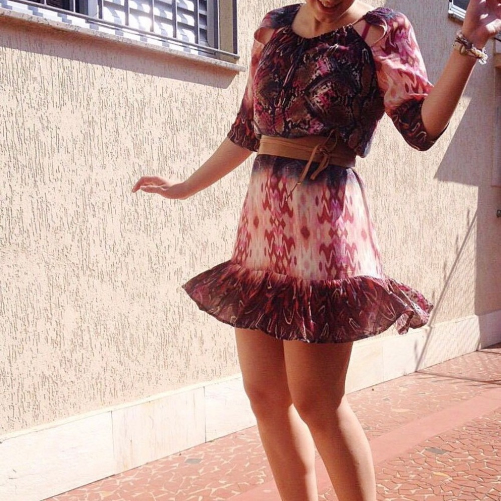 Animal Print colorful Dress
